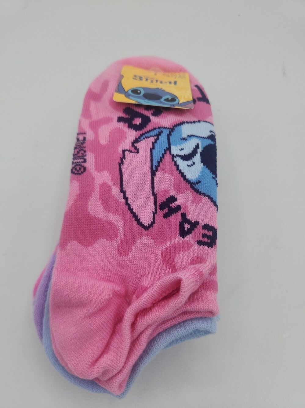 disney: Stitch from Lilo & Stitch Women's Socks, 5-Pack Size 4-10, NEW WITH TAGS